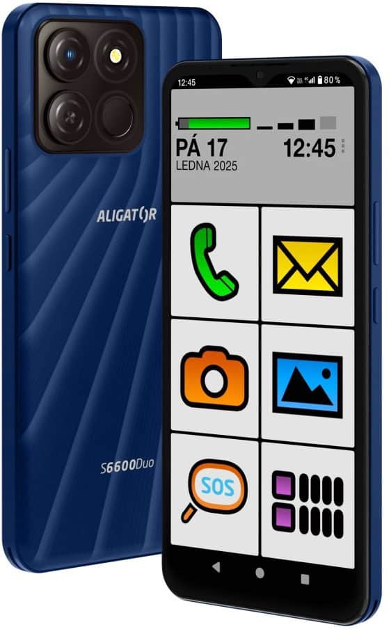 Aligator S6600 SENIOR modrý