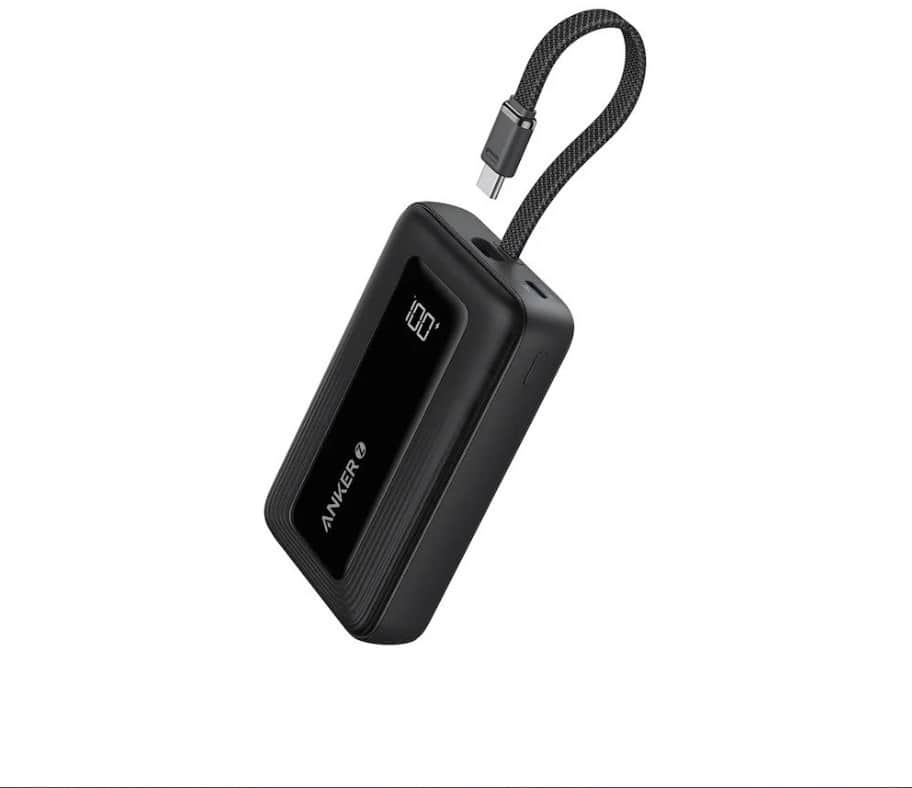 Anker Zolo 10000 mAh, 30W s kabelem USB-C černá