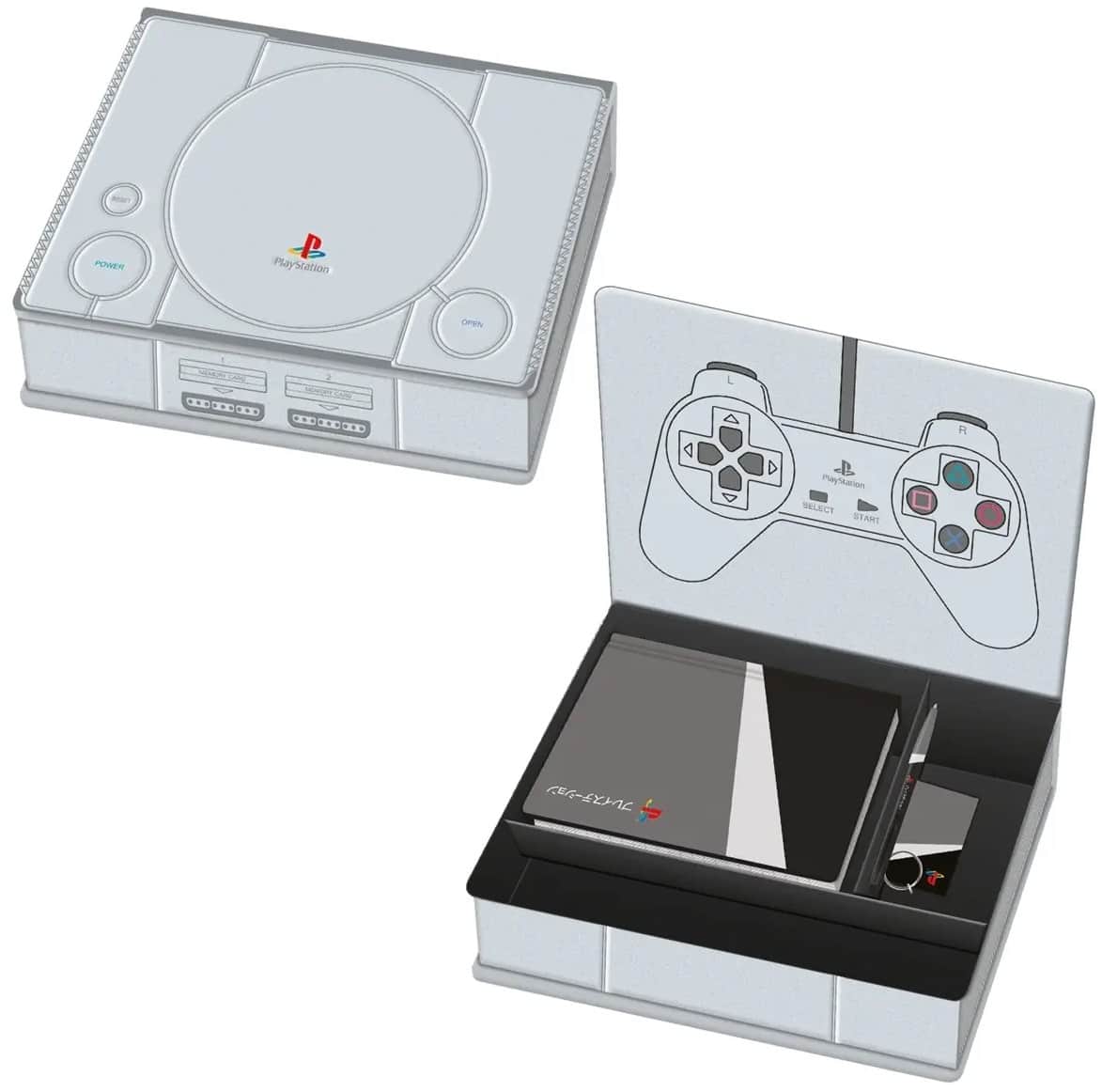 PlayStation - Classic - dárková sada (láhev na pití, zápisník, přívěsek, propiska)