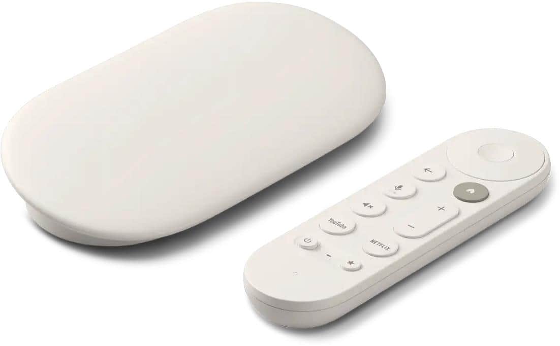 Google TV Streamer 4K Porcelain - bez adaptéru