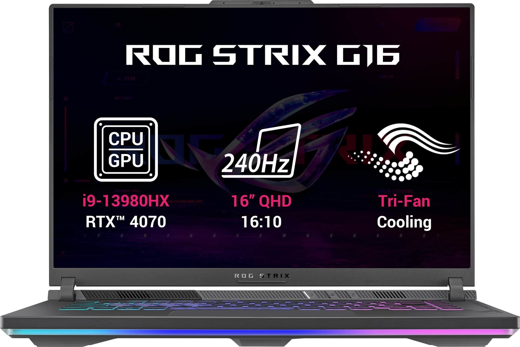 ASUS ROG Strix G16 G614JI-N4089W Eclipse Gray kovový