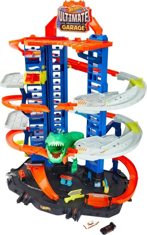 Hot Wheels City Garáž s T-Rexem
