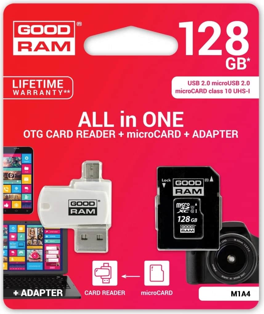 Goodram microSDXC 128 GB UHS-I M1A4-1280R11