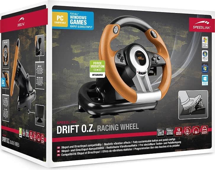 Speed-link Drift O.Z. Racing Wheel SL-6695-BKOR-01