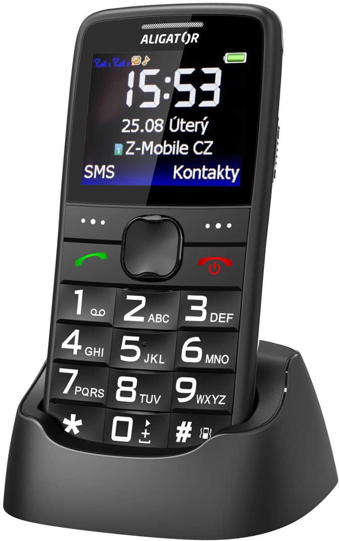 Aligator A675 Senior černá