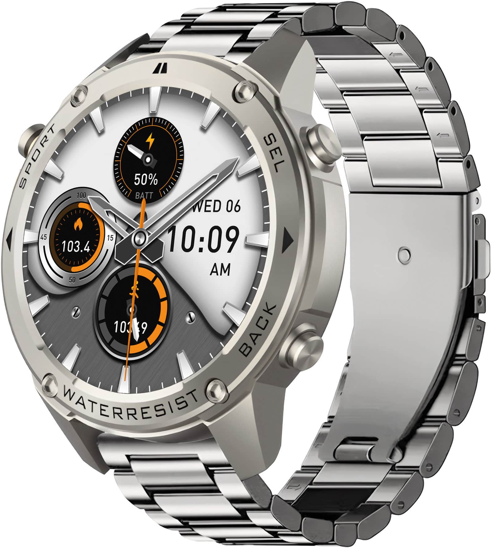 Aligator Watch GPS, stříbrné