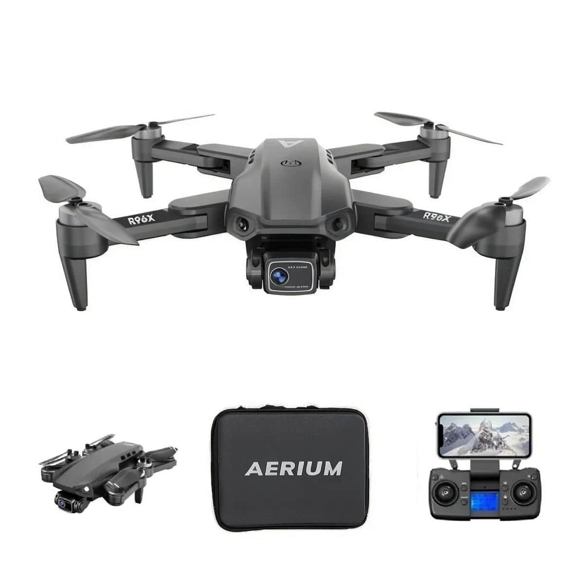 AERIUM Dron R96X 4K Dual Camera GPS 3 baterie