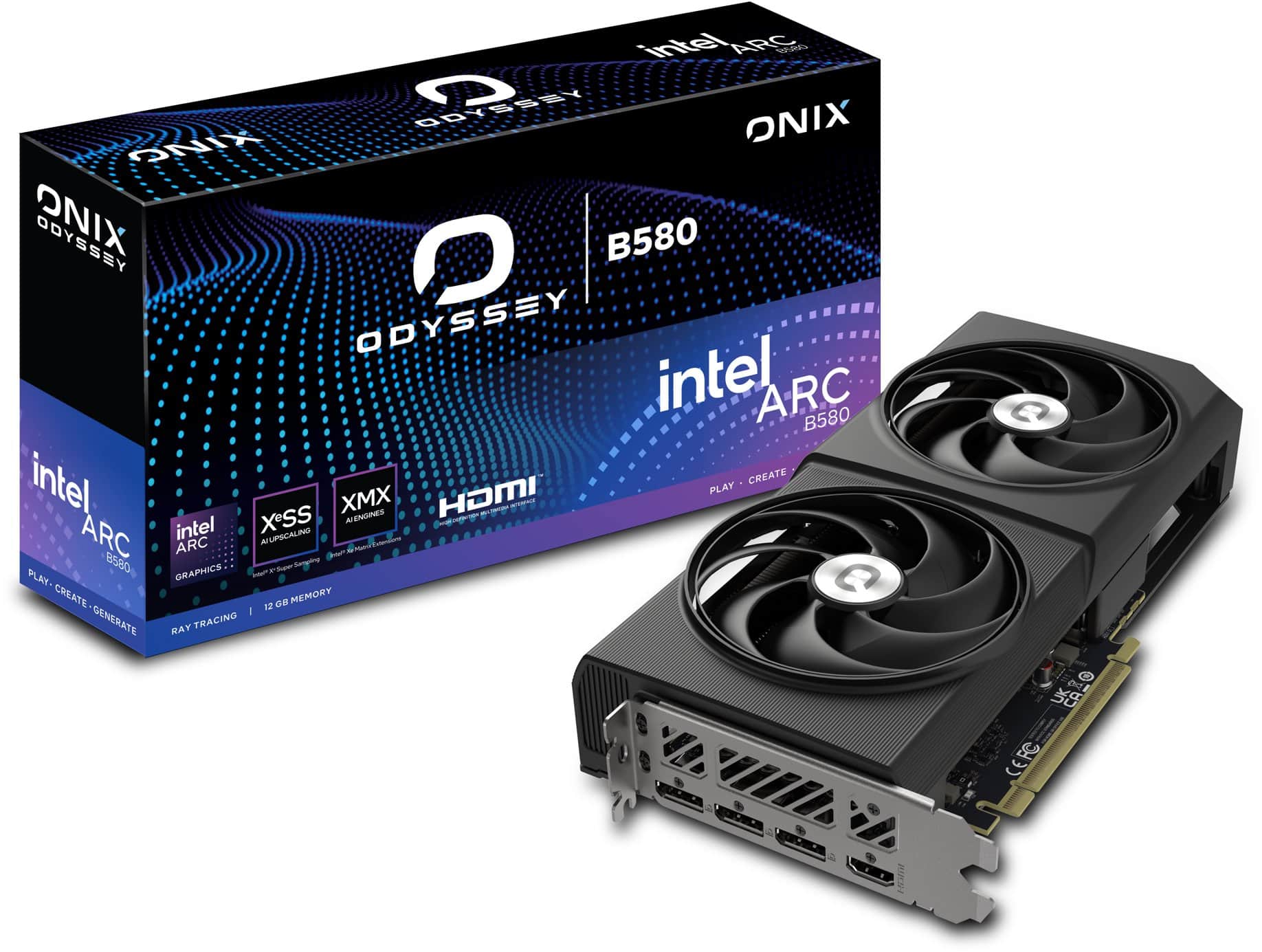 ONIX ODYSSEY Intel Arc B580 GDDR6 12GB
