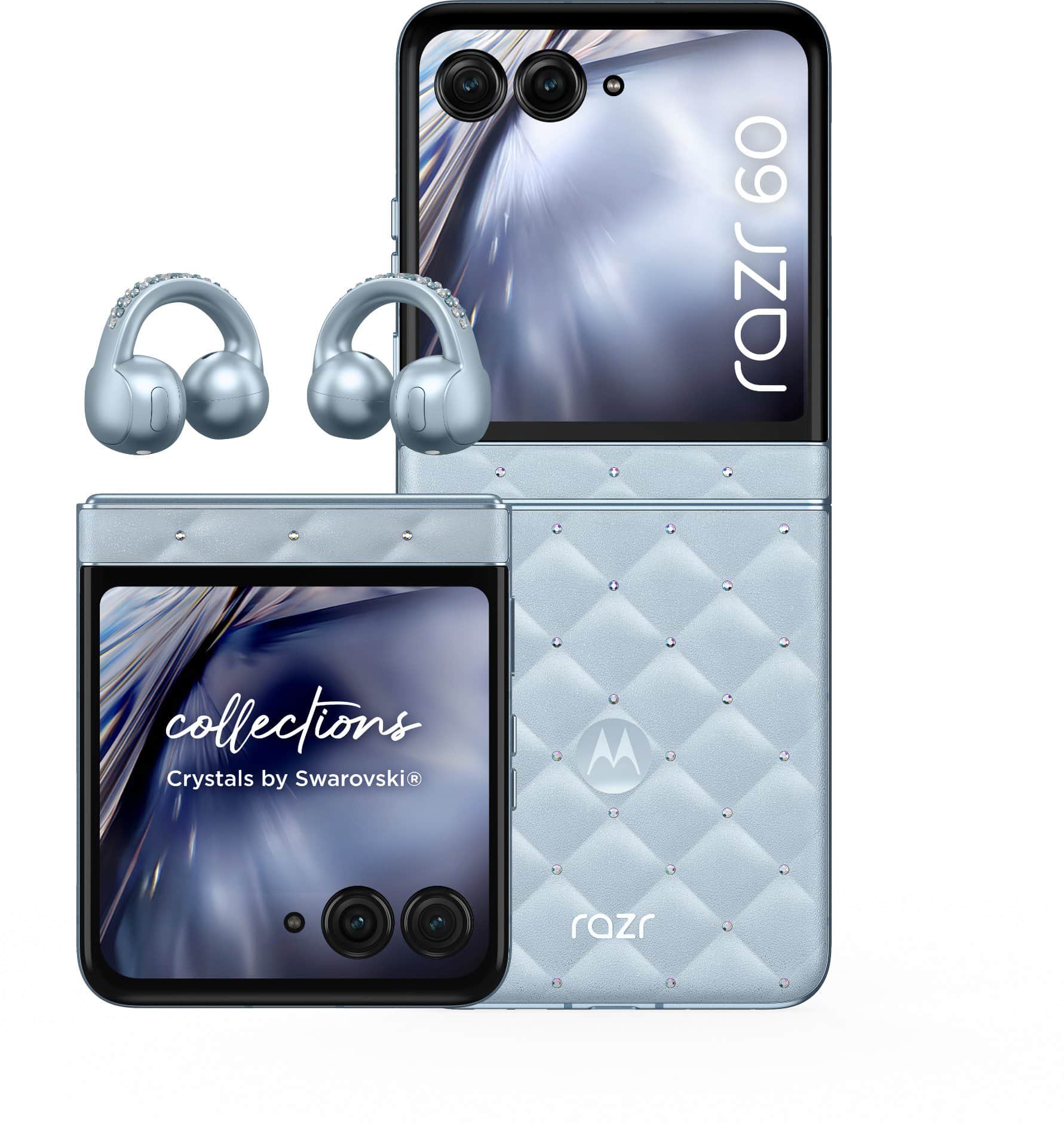 Motorola Razr 60 8GB/256GB + Moto Buds Loop Pantone ICE Melt Crystal by Swarovski®