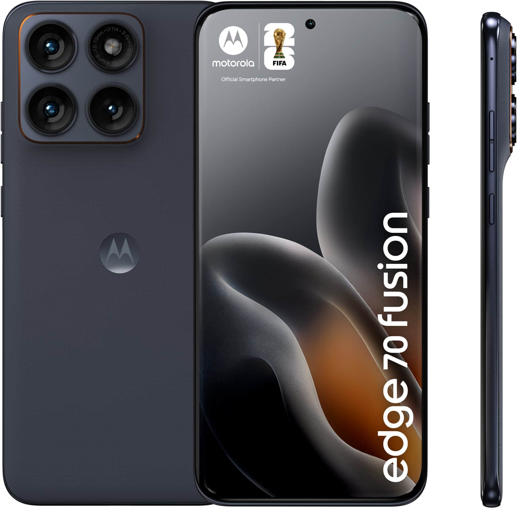 Motorola EDGE 70 Fusion 12GB/256GB Pantone Silhouette (Black)