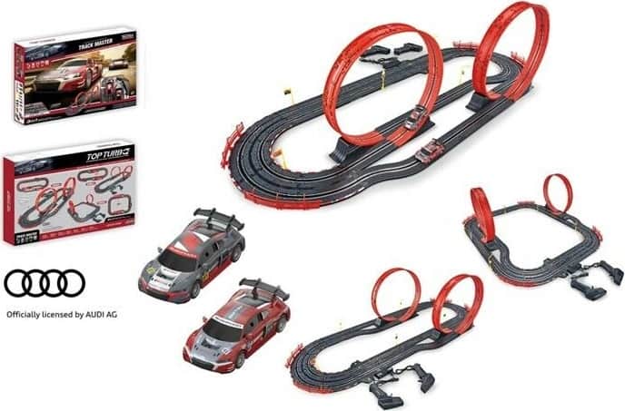 MaDe Autodráha s licení Audi 560 cm s USB napájecím kabelem