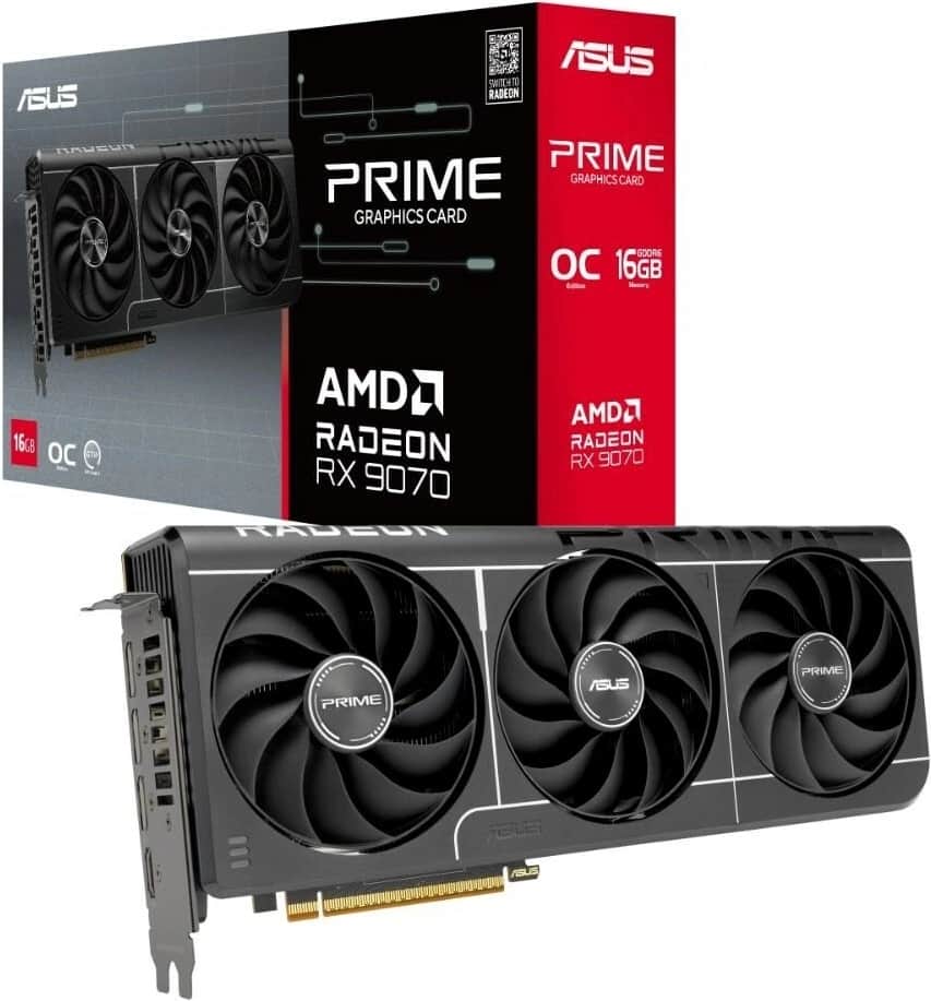 Asus Prime Radeon RX 9070 EVO OC Edition 16GB GDDR6 90YV0MQ0-M0NA00